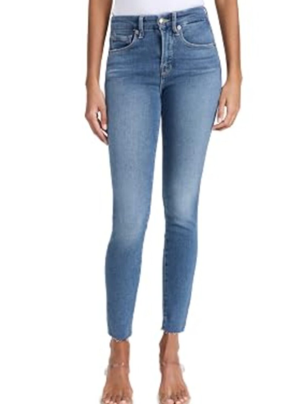Good American Good Legs Skinny Jeans Blue655 Size 10 NWT